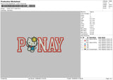 Pinay Kitty Embroidery File 6 sizes