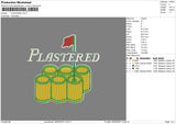 Plastered Emboidery File 6 sizes