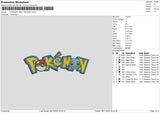 Pokeball Bausar Embroidery File 6 sizes