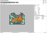 Pokemon Rectangle V7 Embroidery File 6 sizes