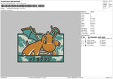 Pokemon Rectangle V7 Embroidery File 6 sizes