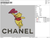 Pooh chanel Embroidery