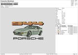 Porche 944 Embroidery File 6 sizes