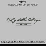 Pretty Embroidery File 6 sizes