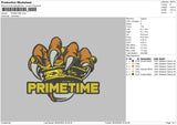 Primetimetext Embroidery File 6 sizes