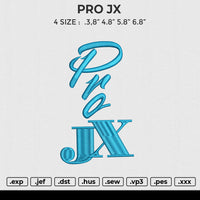 PRO JX Embroidery