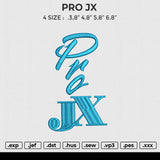 PRO JX Embroidery