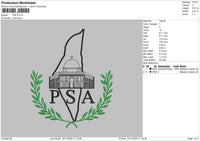 Psa Embroidery File 6 sizes