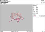 Ps Designs Embroidery File 6 sizes