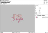 Ps Designs Embroidery File 6 sizes