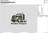 Panamax T Embroidery FIle 6 sizes