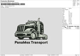 Panamax T Embroidery FIle 6 sizes