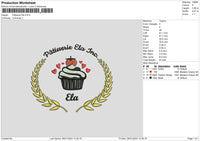 Cakecircle Embroidery File 6 sizes