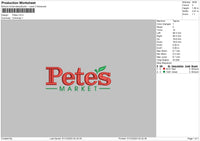 petes Embroidery File 6 sizes