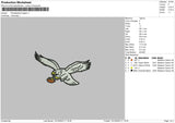 Eagle Sports Embroiery File 6 sizes
