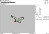 Eagle Sports Embroiery File 6 sizes