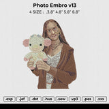 Photo outline v13 Embroidery