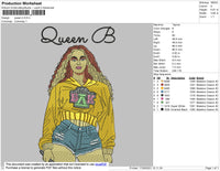 Queen B Embroidery