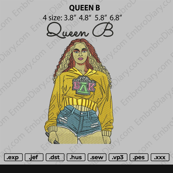 Queen B Embroidery