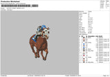 Horse 1502b Embroidery File 6 sizes