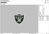 raiders Embroidery