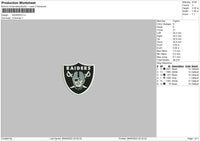 raiders Embroidery