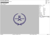 Rb Logo Embroidery File 6 Sizes