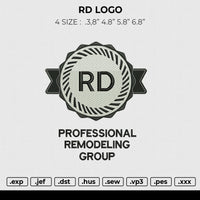 RD LOGO Embroidery