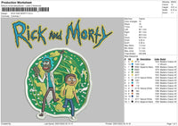 Rick And Morty 02 Embroidery