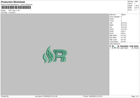 Ript L V1 Embroidery File 6 sizes