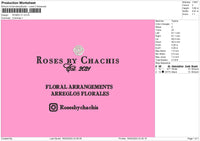 Roses v1 Embroidery File 6 sizes