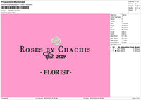 Roses V2 Embroidery File 6 sizes