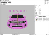 Rover Car Embroidery