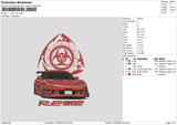 Rx7 Car Embroidery File 6 sizes