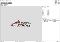 Ramirez Embroidery File 6 sizes