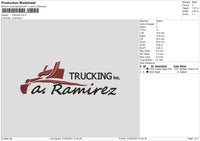 Ramirez Embroidery File 6 sizes