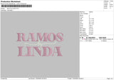 Ramostext Embroidery File 6 sizes