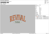 Revival Embroidery File 6 sizes