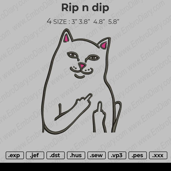 Rip n dip Embroidery