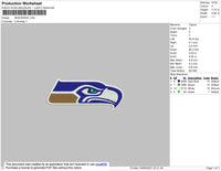 Seahawks Embroidery