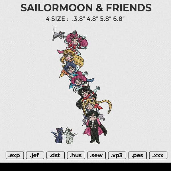 SAILORMOON & FRIENDS Embroidery