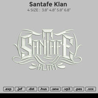 Santafe Klan Embroidery