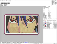 Sasuke Eyes Embroidery