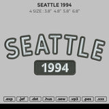 SEATTLE 1994 Embroidery