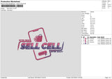 Sellcell Embroidery File 6 sizes