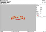 Hockey1901 Embroidery File 6 sizes