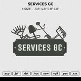 SERVICES GC Embroidery