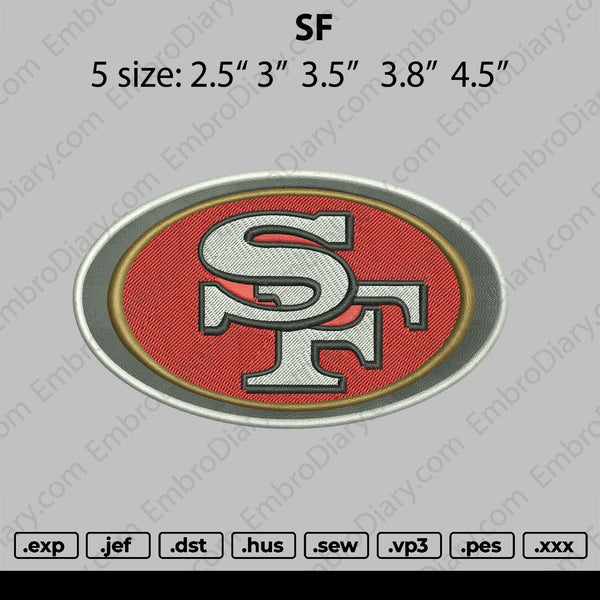 SF Logo Embroidery