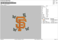 SF Logo Butterflies