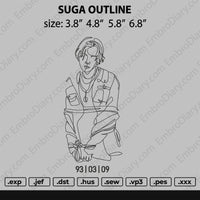 Suga Outline Embroidery